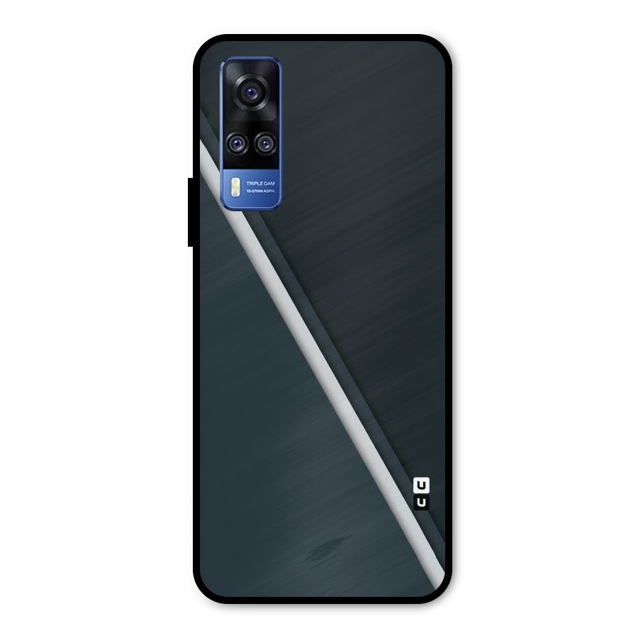 Classic Single Stripe Metal Back Case for Vivo Y31