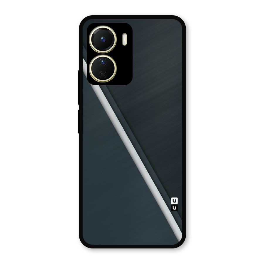 Classic Single Stripe Metal Back Case for Vivo Y56