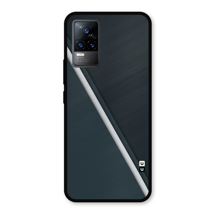 Classic Single Stripe Metal Back Case for Vivo Y73