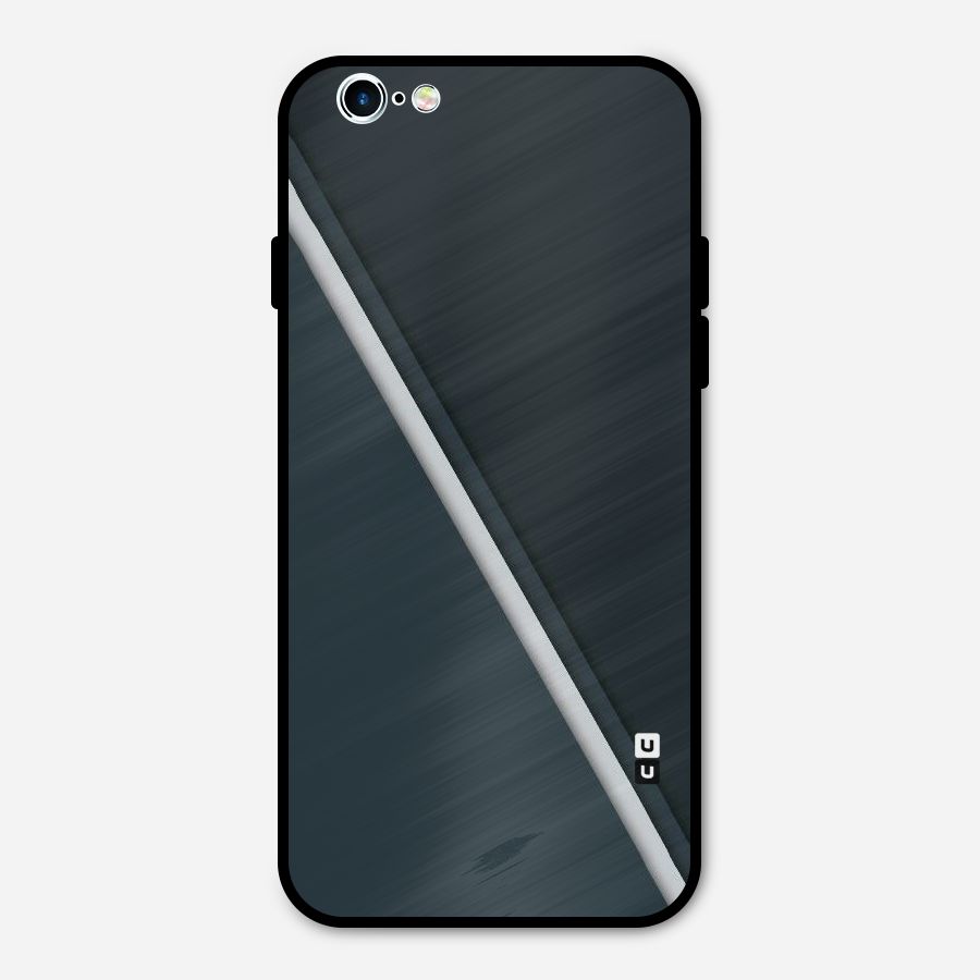 Classic Single Stripe Metal Back Case for iPhone 6 6s