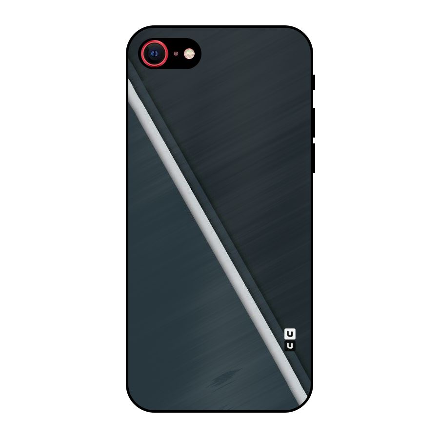 Classic Single Stripe Metal Back Case for iPhone 7