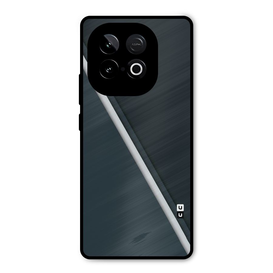Classic Single Stripe Metal Back Case for iQOO Neo 10