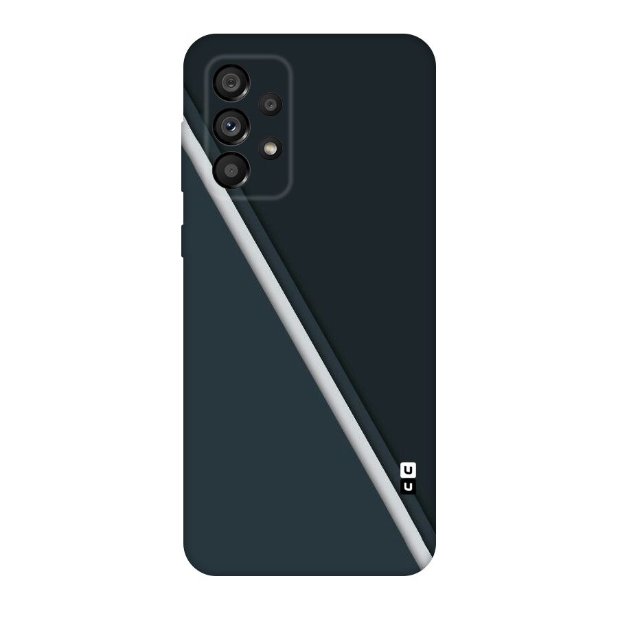 Classic Single Stripe Original Polycarbonate Back Case for Galaxy A73 5G