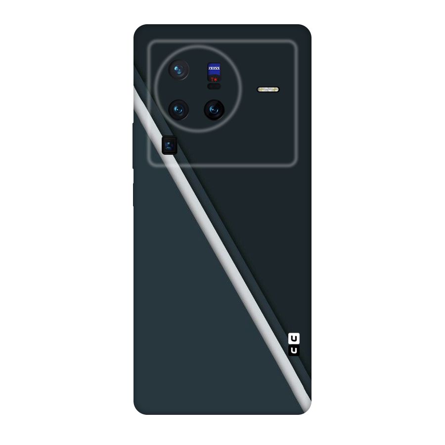 Classic Single Stripe Original Polycarbonate Back Case for Vivo X80