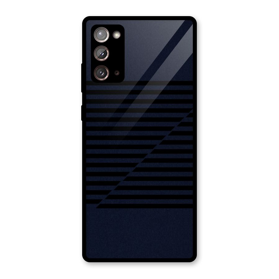 Classic Stripes Cut Glass Back Case for Galaxy Note 20