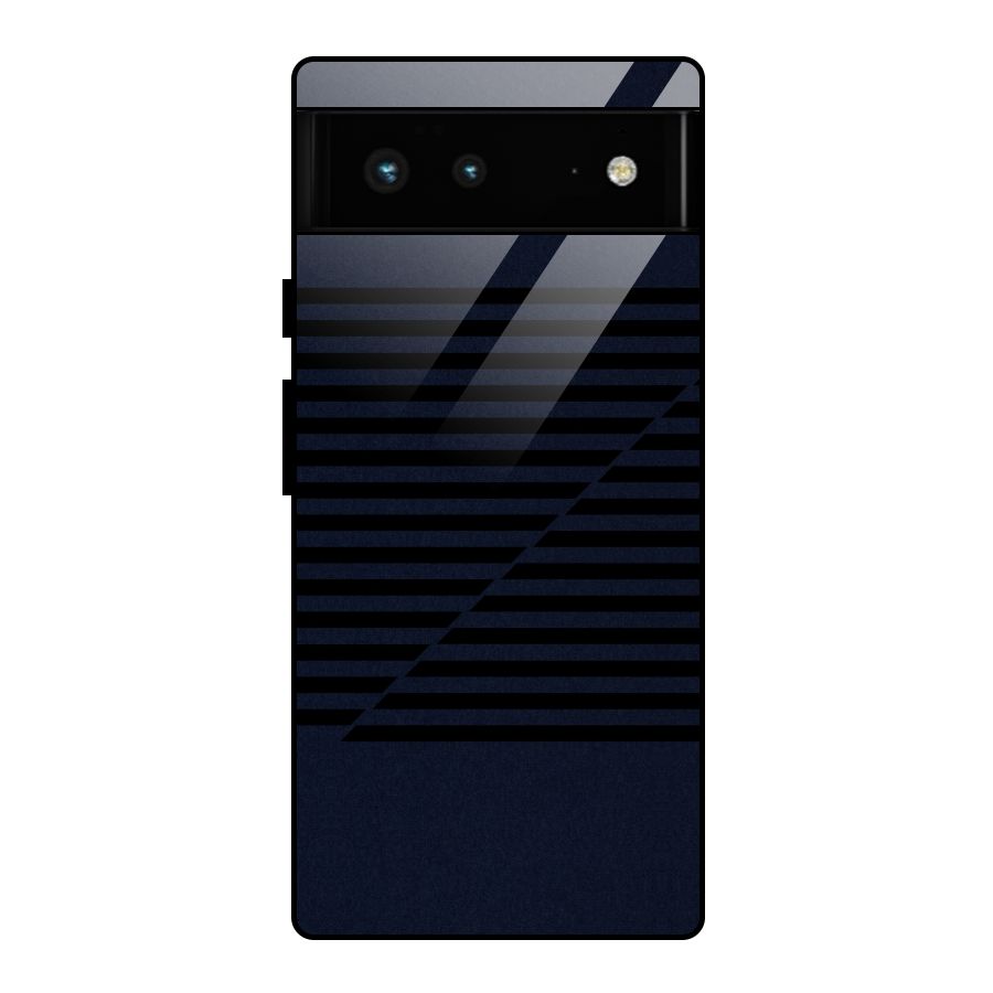 Classic Stripes Cut Glass Back Case for Google Pixel 6
