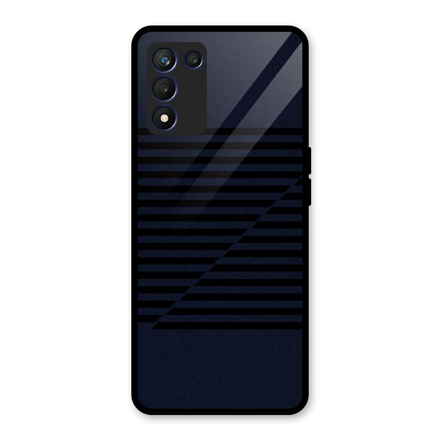 Classic Stripes Cut Glass Back Case for Realme 9 5G Speed