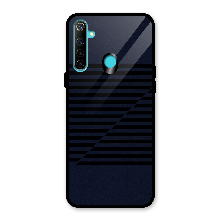 Classic Stripes Cut Glass Back Case for Realme Narzo 10