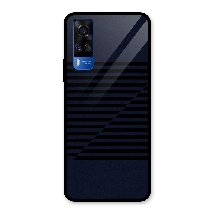 Classic Stripes Cut Glass Back Case for Vivo Y31