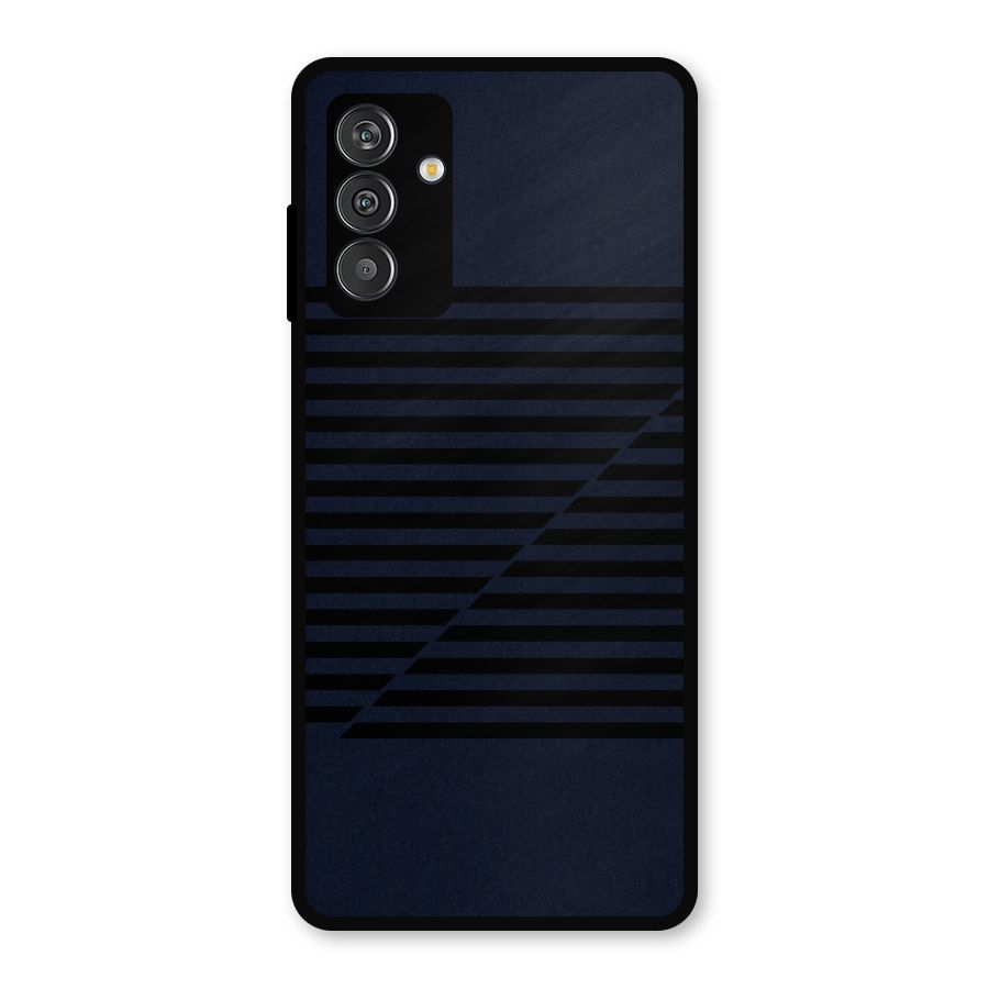 Classic Stripes Cut Metal Back Case for Galaxy F13