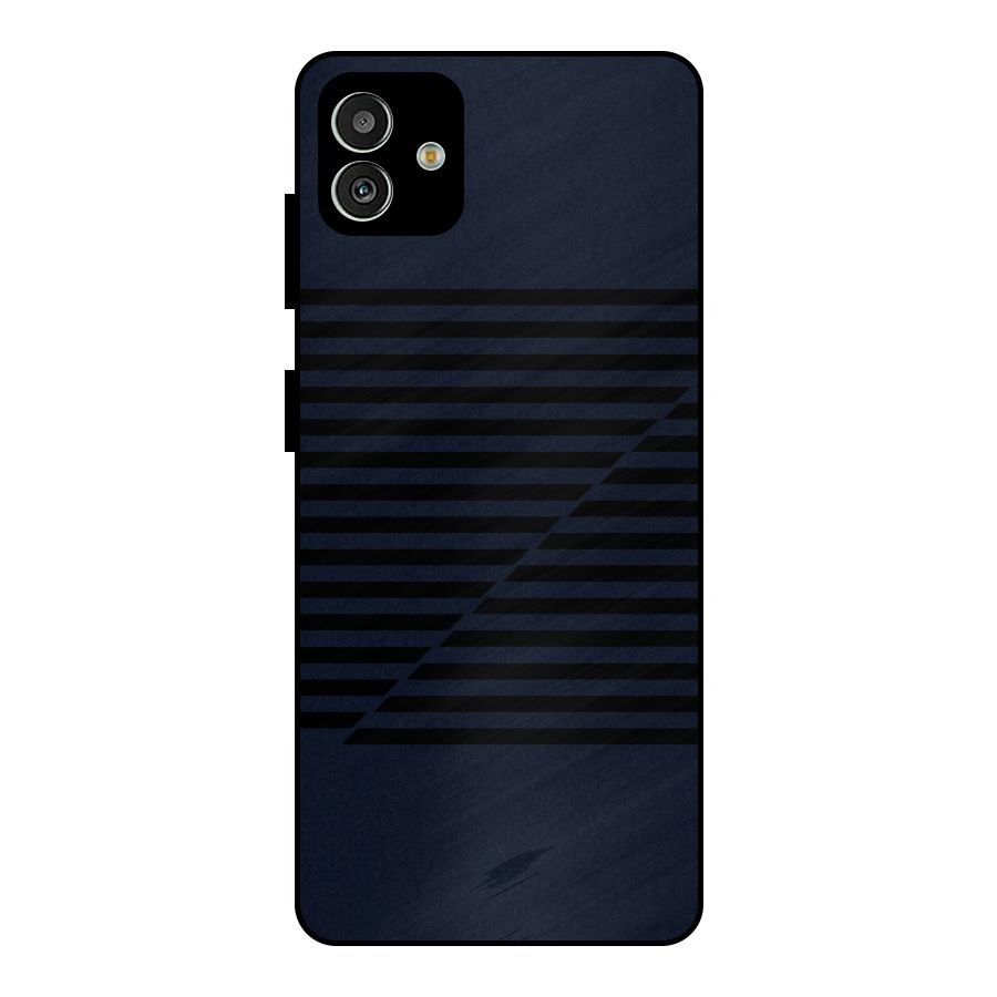 Classic Stripes Cut Metal Back Case for Galaxy M13 5G