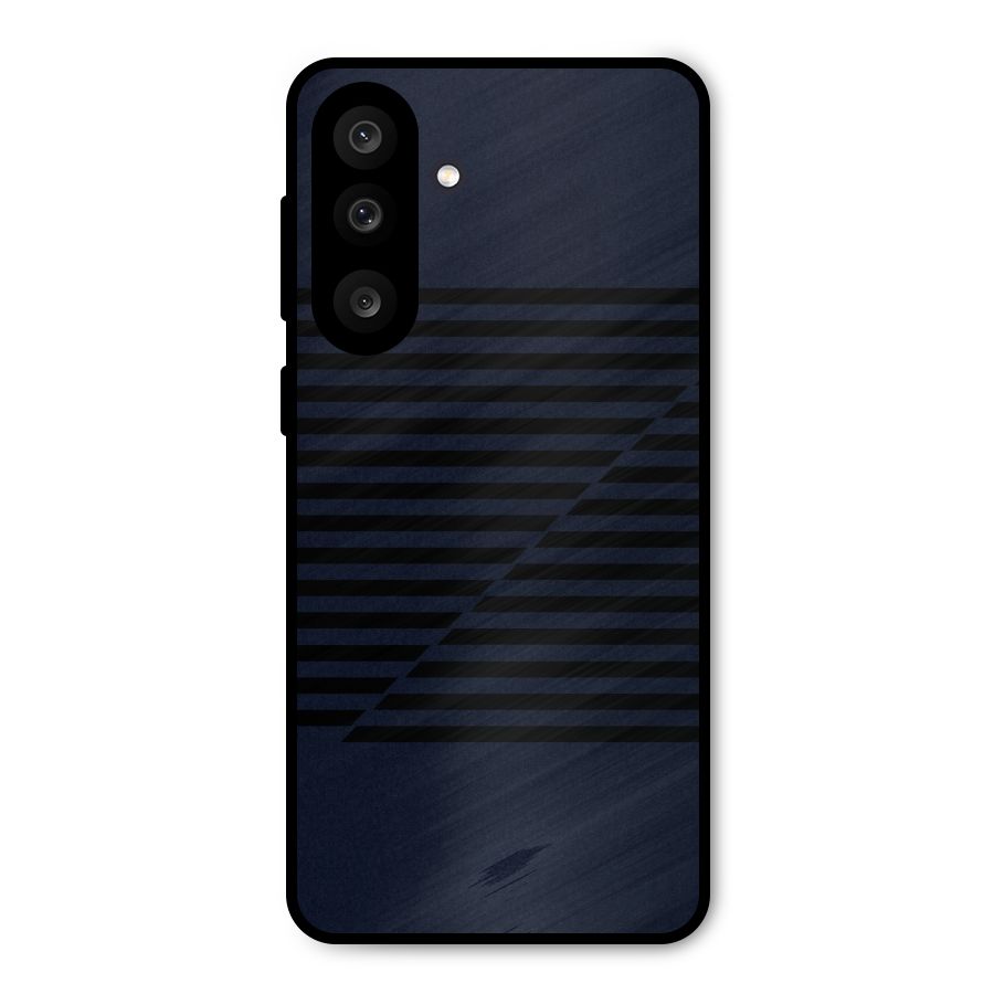 Classic Stripes Cut Metal Back Case for Galaxy M56