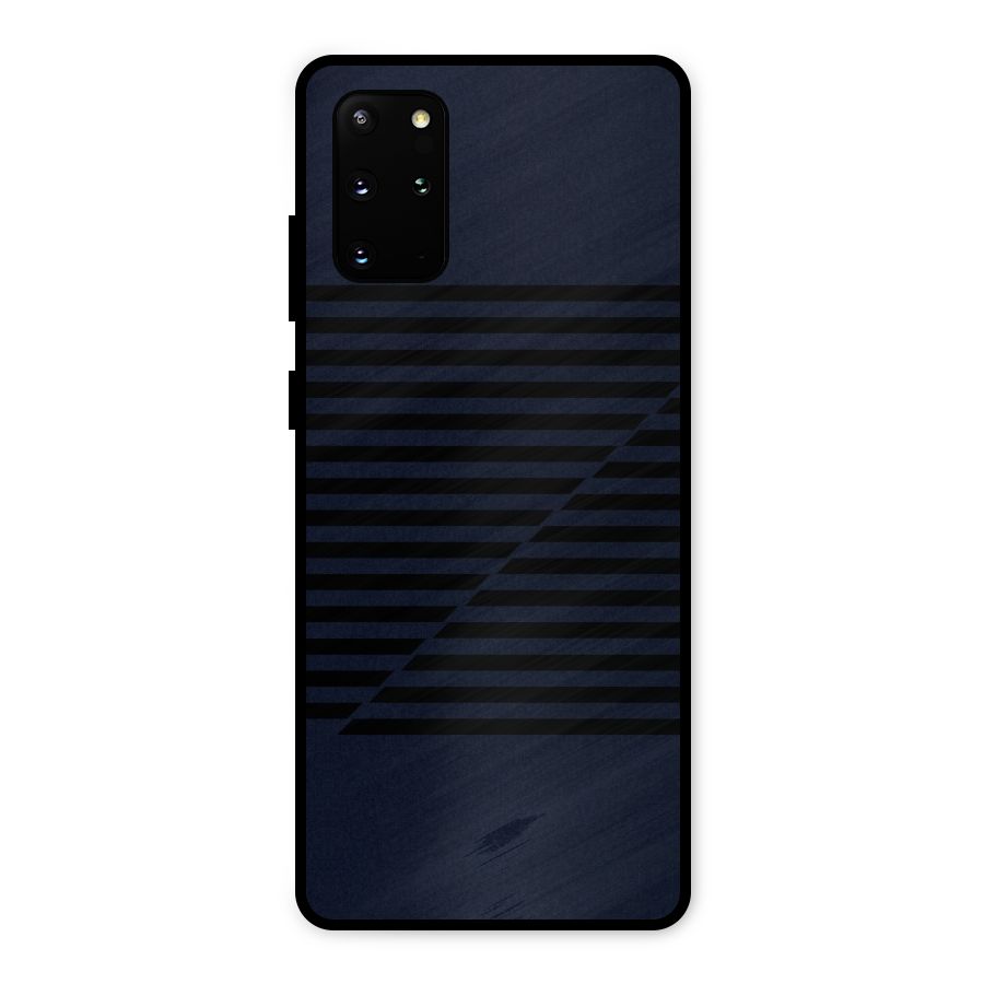 Classic Stripes Cut Metal Back Case for Galaxy S20 Plus