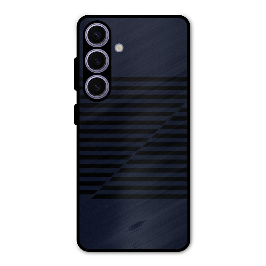 Classic Stripes Cut Metal Back Case for Galaxy S24