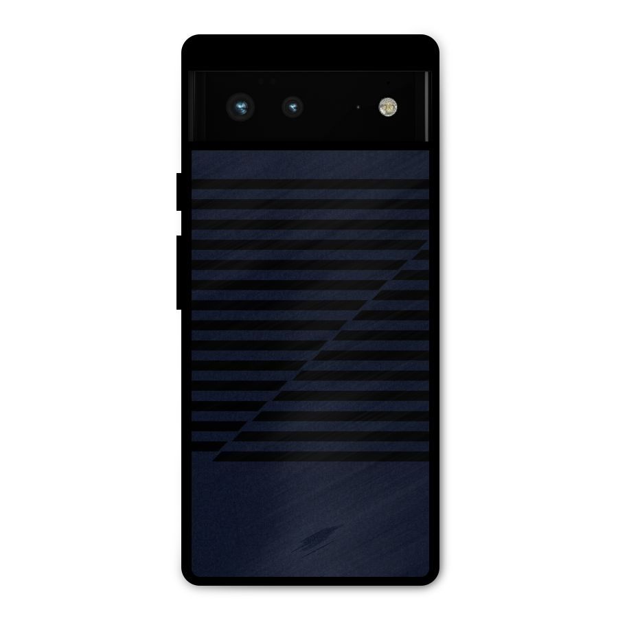 Classic Stripes Cut Metal Back Case for Google Pixel 6