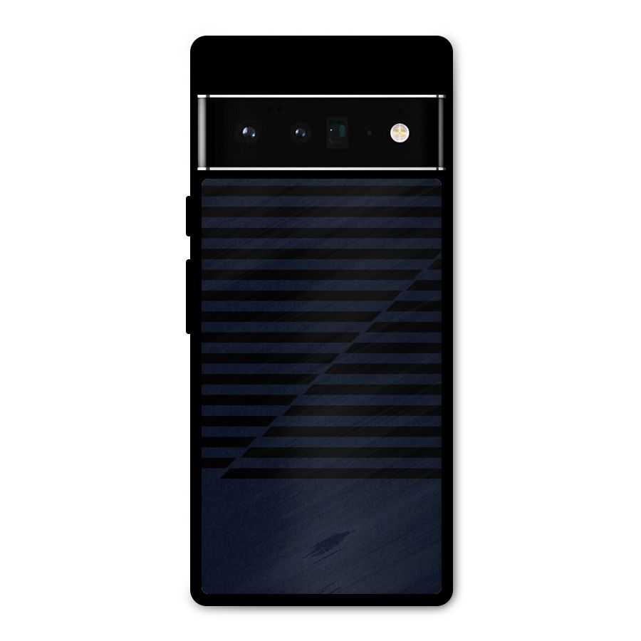 Classic Stripes Cut Metal Back Case for Google Pixel 6 Pro