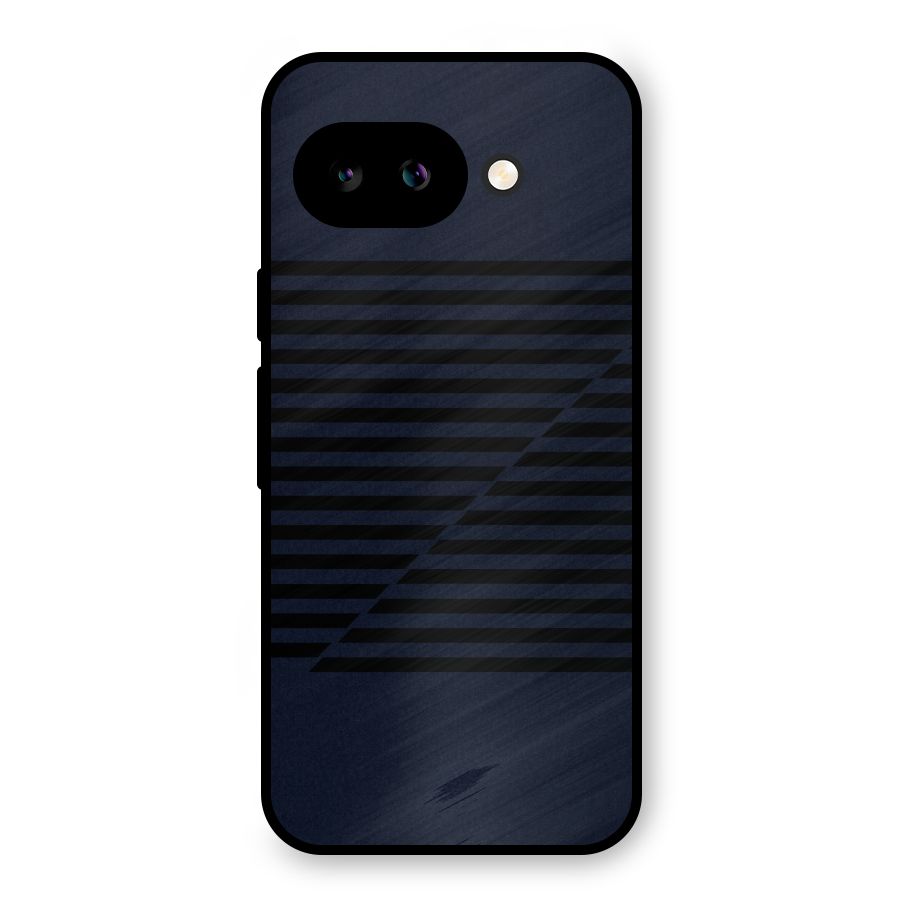 Classic Stripes Cut Metal Back Case for Google Pixel 9a