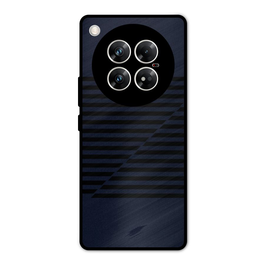 Classic Stripes Cut Metal Back Case for Infinix Zero 40 5G