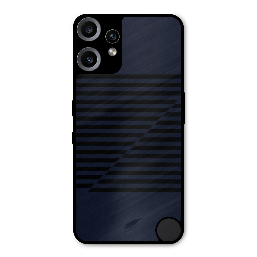 Classic Stripes Cut Metal Back Case for Nothing CMF Phone 2 Pro