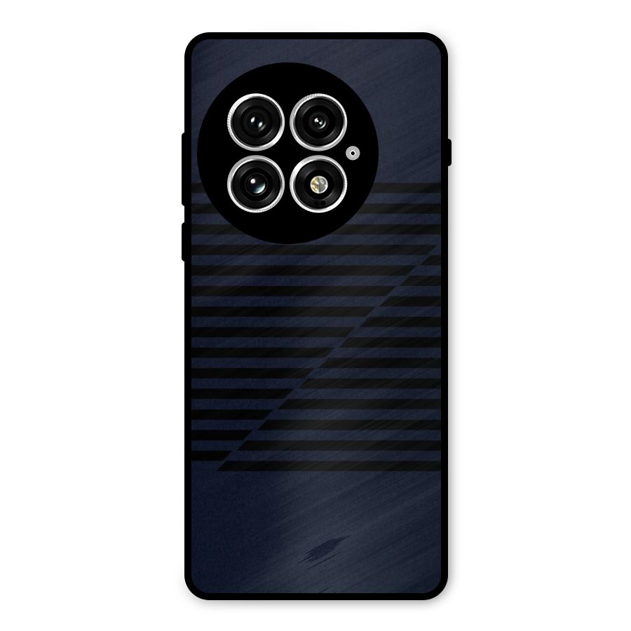 Classic Stripes Cut Metal Back Case for OnePlus 13