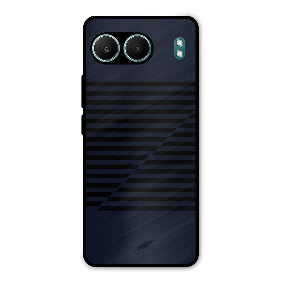 Classic Stripes Cut Metal Back Case for OnePlus Nord 4