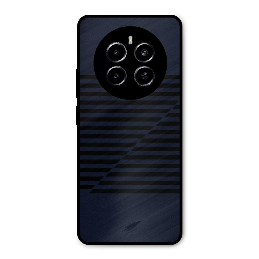 Classic Stripes Cut Metal Back Case for Realme P1