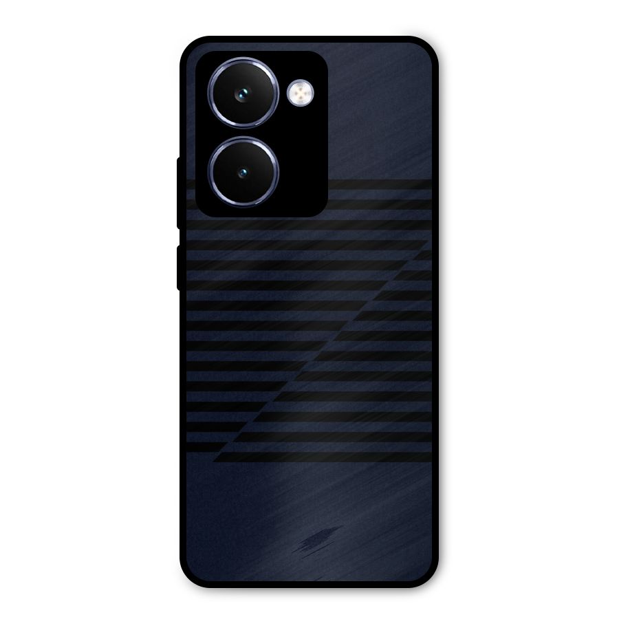 Classic Stripes Cut Metal Back Case for Realme P3 Ultra