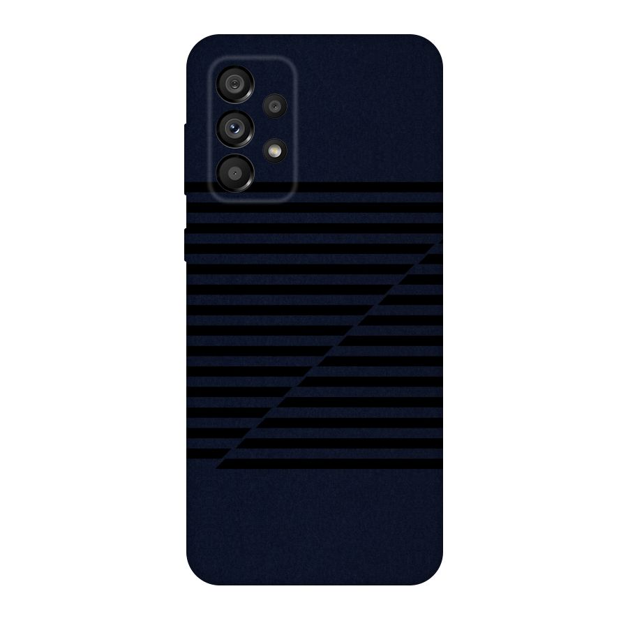 Classic Stripes Cut Original Polycarbonate Back Case for Galaxy A73 5G