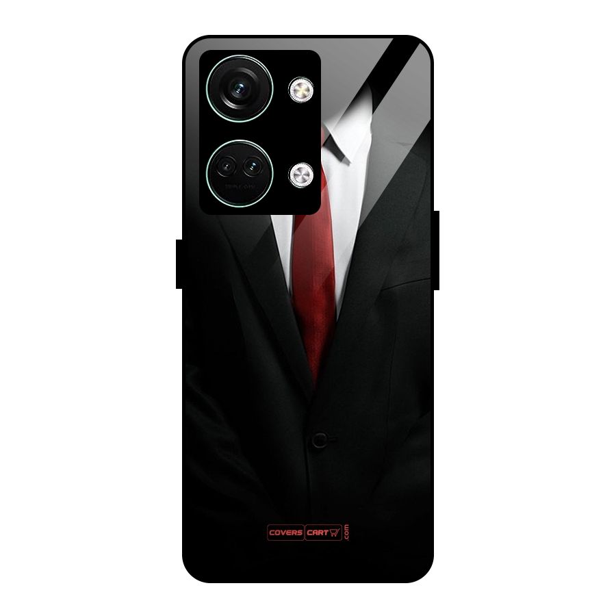 Classic Suit Glass Back Case for Oneplus Nord 3