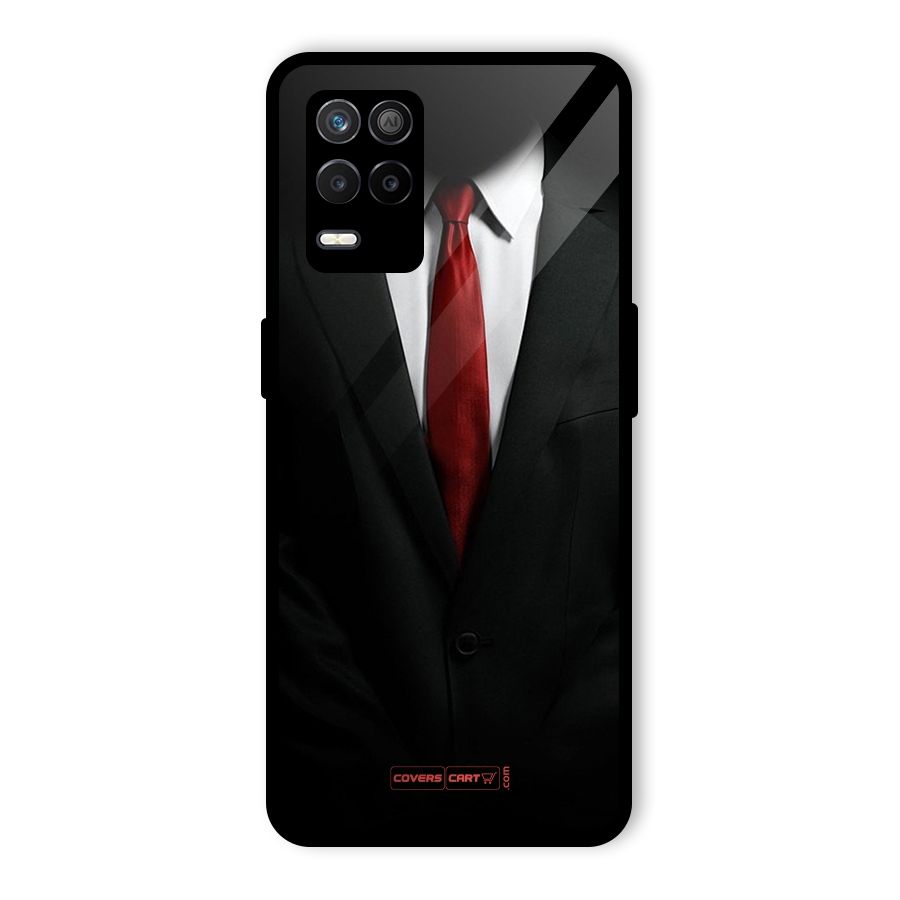 Classic Suit Glass Back Case for Realme 8s 5G