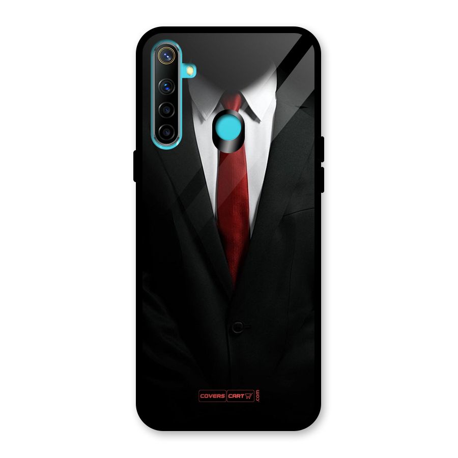 Classic Suit Glass Back Case for Realme Narzo 10