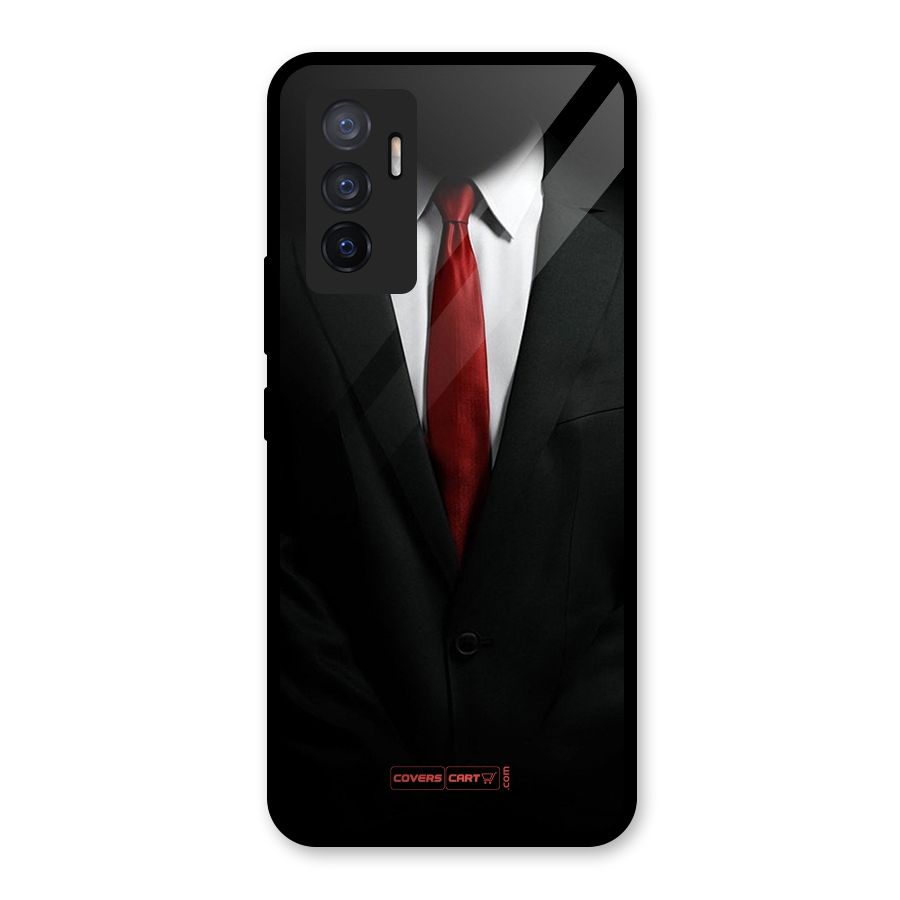 Classic Suit Glass Back Case for Vivo V23e
