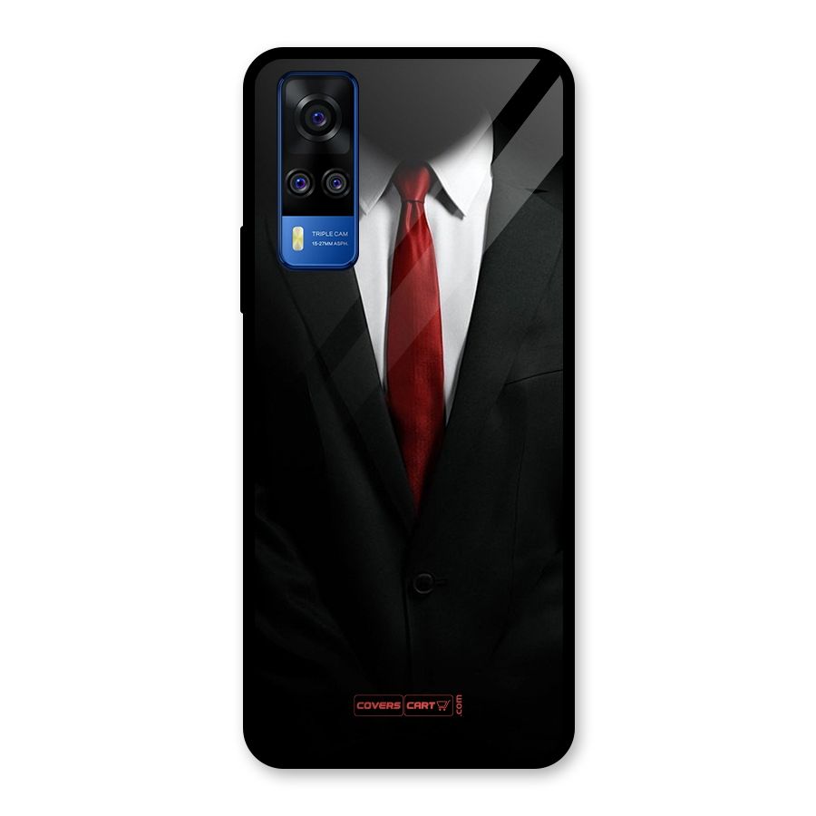 Classic Suit Glass Back Case for Vivo Y31