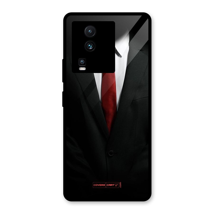 Classic Suit Glass Back Case for Vivo iQOO Neo 7 Pro