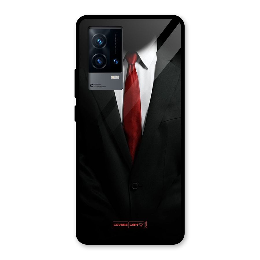 Classic Suit Glass Back Case for iQOO 9 5G