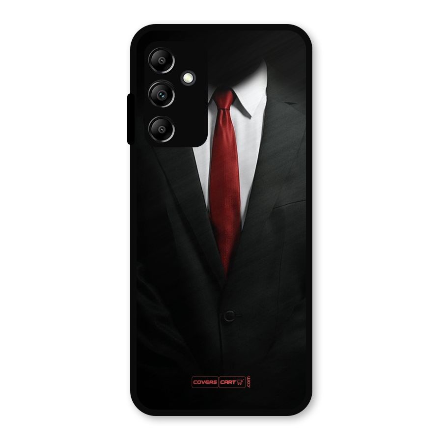 Classic Suit Metal Back Case for Galaxy A14 5G