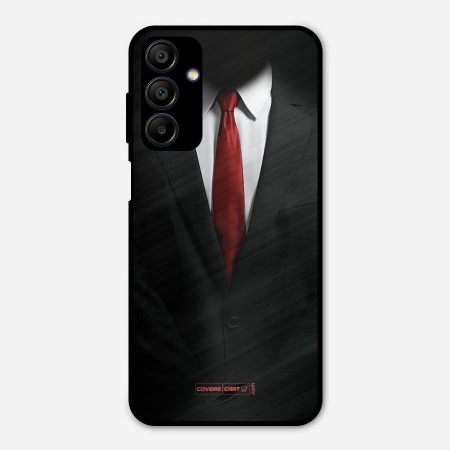 Classic Suit Metal Back Case for Galaxy A15 5G