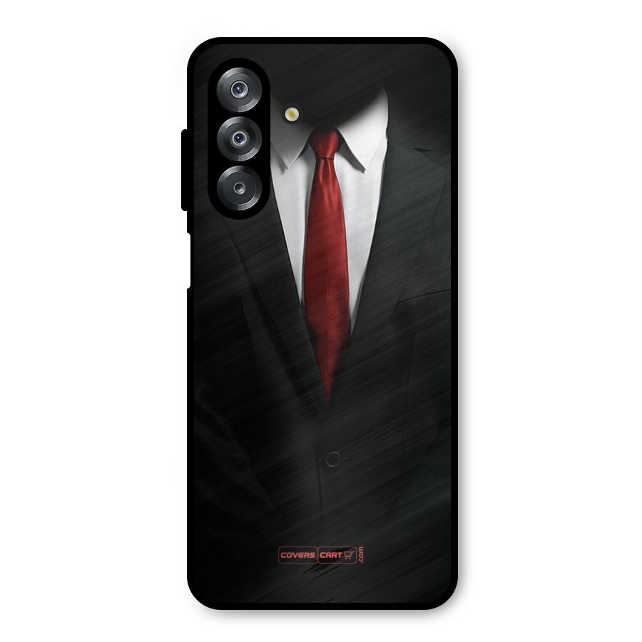 Classic Suit Metal Back Case for Galaxy A26