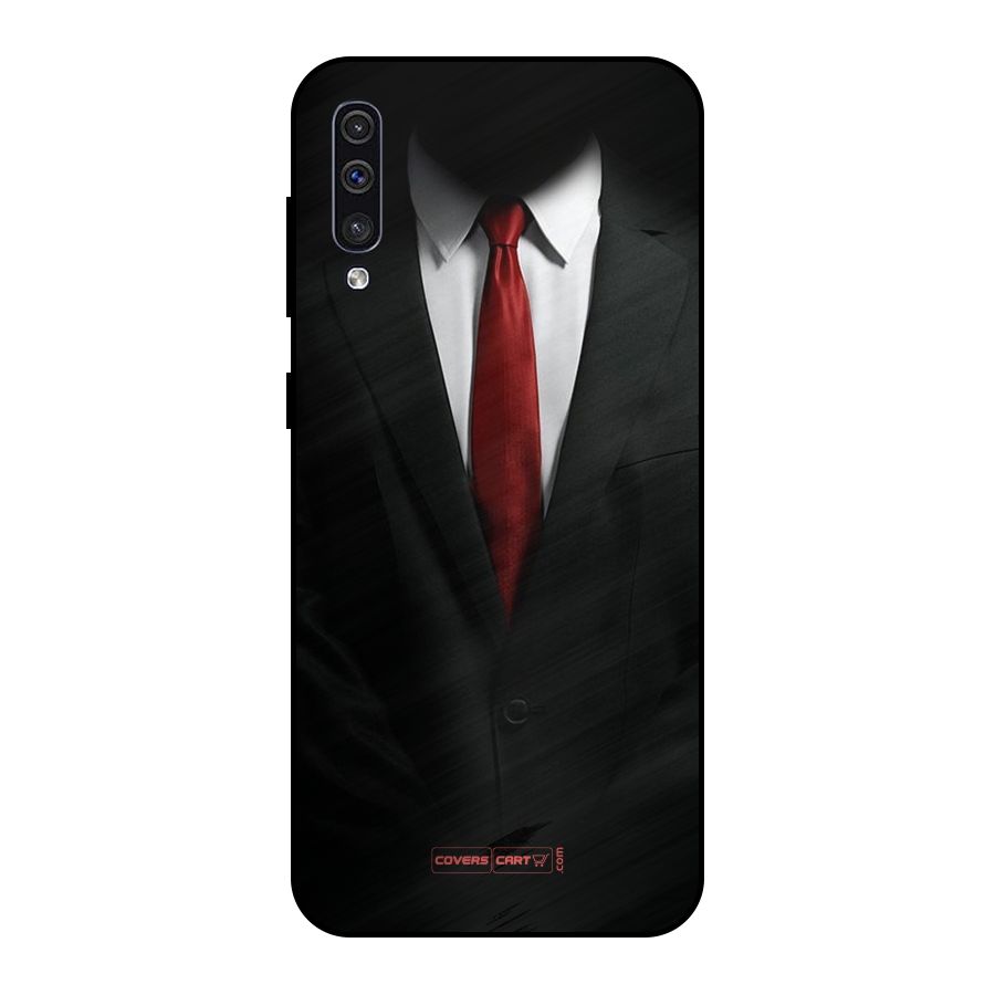 Classic Suit Metal Back Case for Galaxy A30s