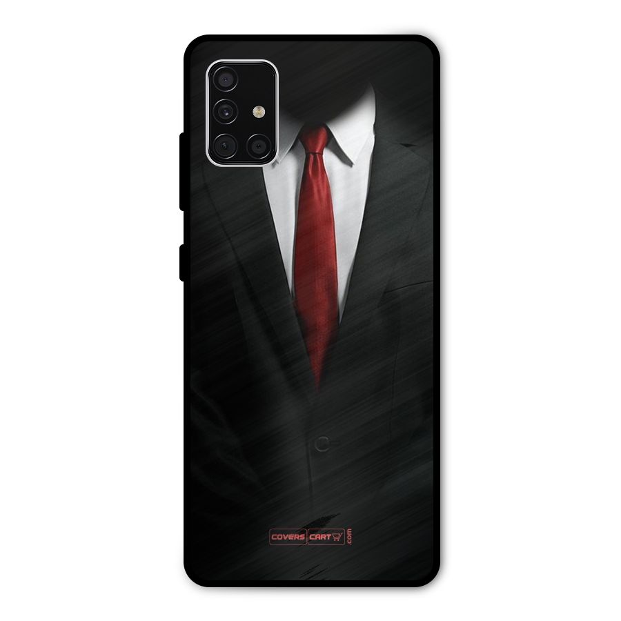 Classic Suit Metal Back Case for Galaxy A51