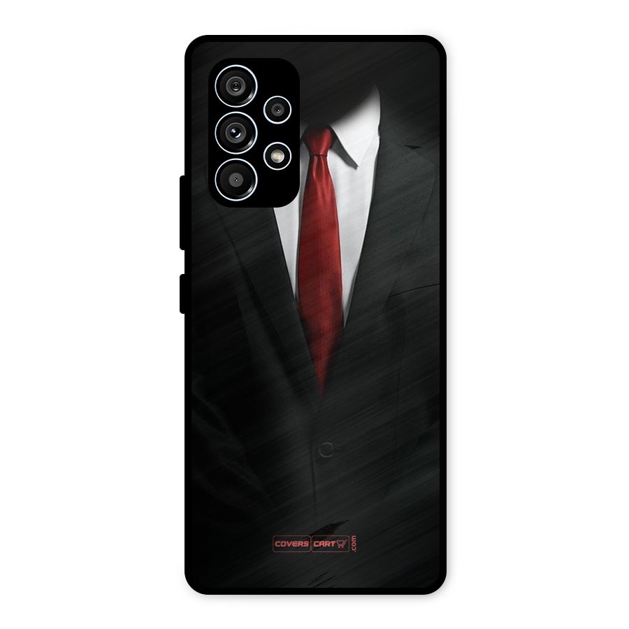 Classic Suit Metal Back Case for Galaxy A53 5G