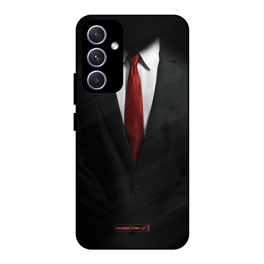 Classic Suit Metal Back Case for Galaxy A54