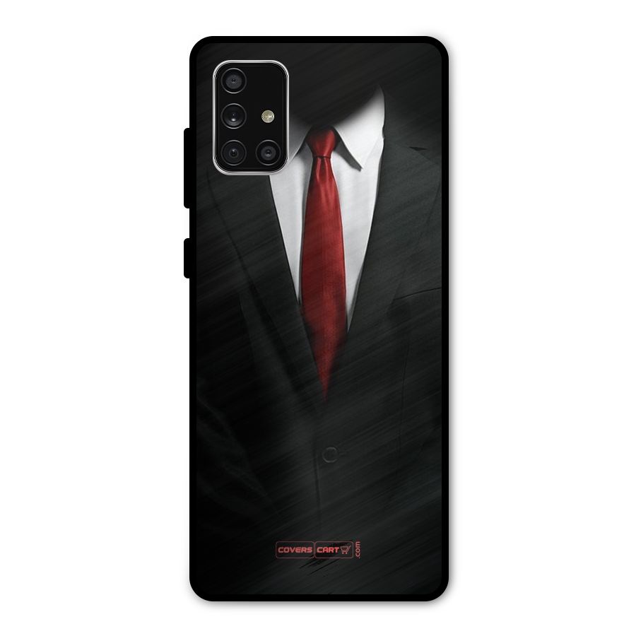 Classic Suit Metal Back Case for Galaxy A71