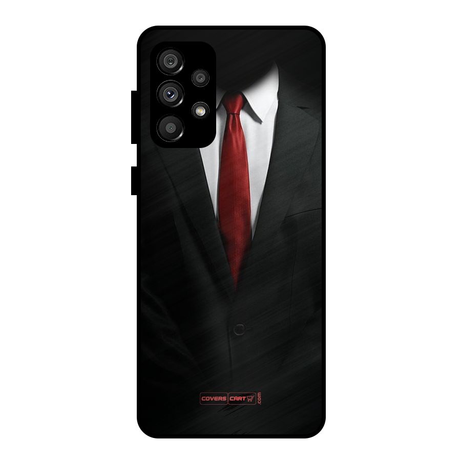 Classic Suit Metal Back Case for Galaxy A73 5G