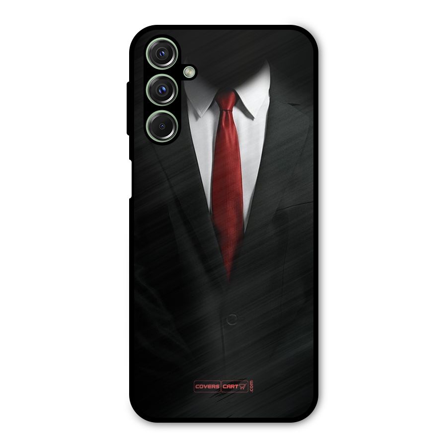Classic Suit Metal Back Case for Galaxy F34