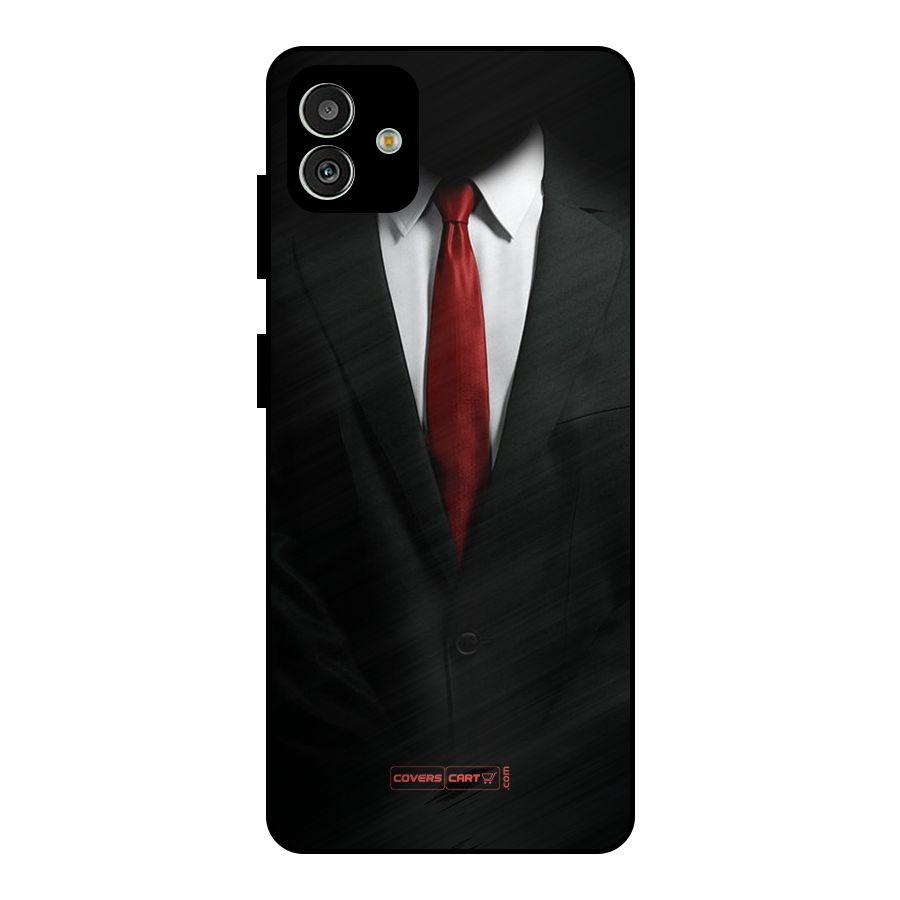 Classic Suit Metal Back Case for Galaxy M13 5G