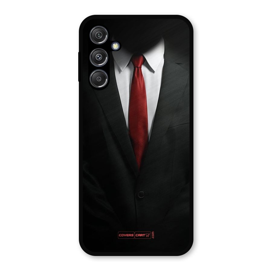 Classic Suit Metal Back Case for Galaxy M34 5G