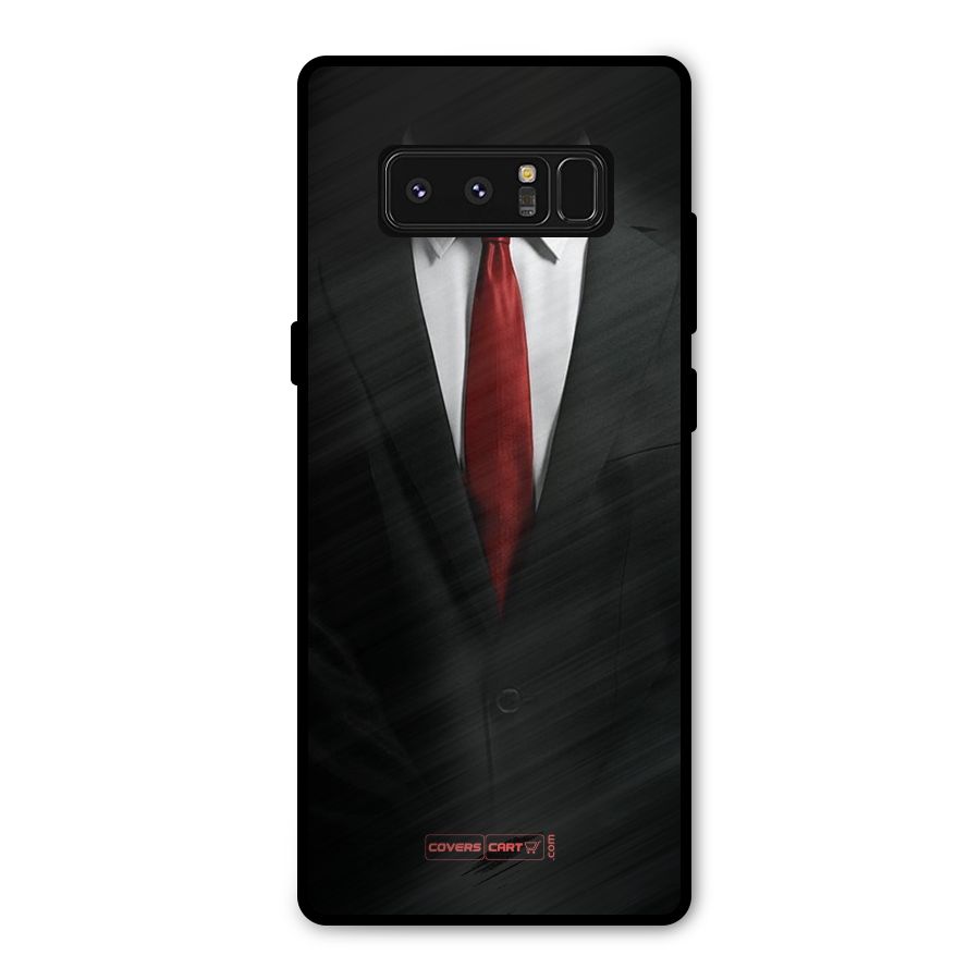 Classic Suit Metal Back Case for Galaxy Note 8