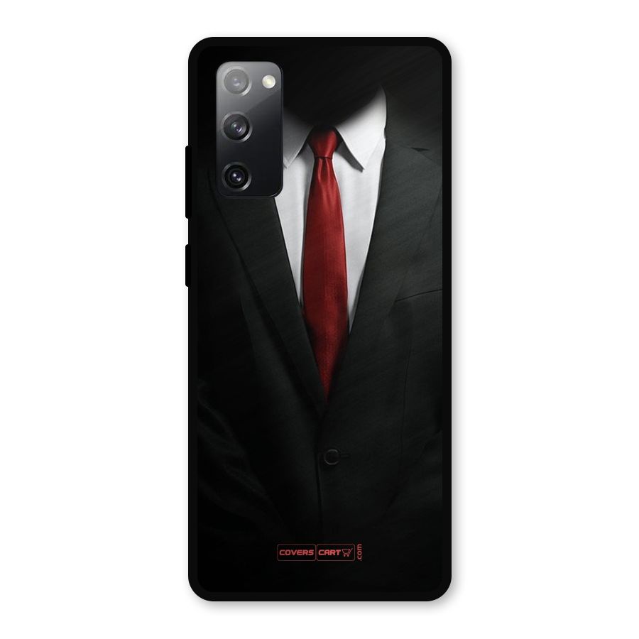Classic Suit Metal Back Case for Galaxy S20 FE 5G