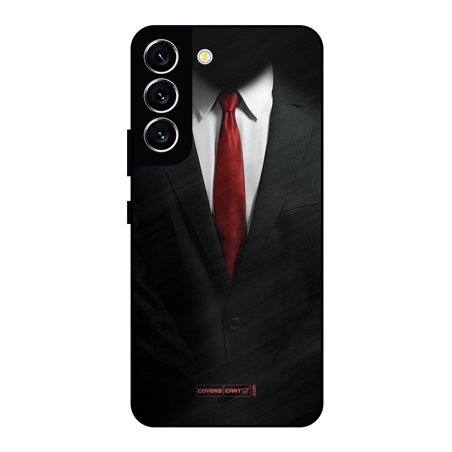 Classic Suit Metal Back Case for Galaxy S22 5G